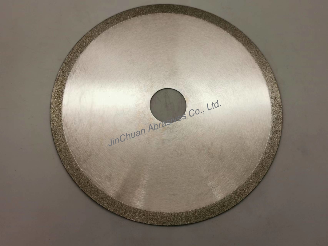 Silver Electroplated Bond Grinding Wheels Durable 1.0mm High Performance