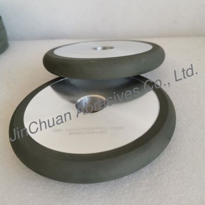 1FF1/10° 150*20T*25.4*5mm D400 C100 Resin Bond Diamond Grinding Wheel For Grinding Carbon Brush