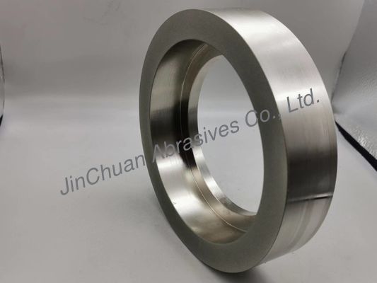 ISO Cbn Diamond Grinding Wheels 2a2 Electroplated Bonded Cutting 185*40*120*20mm