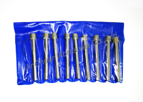 Small Electroplated Diamond Grinding Pins For Inner Diameter D126 Grit