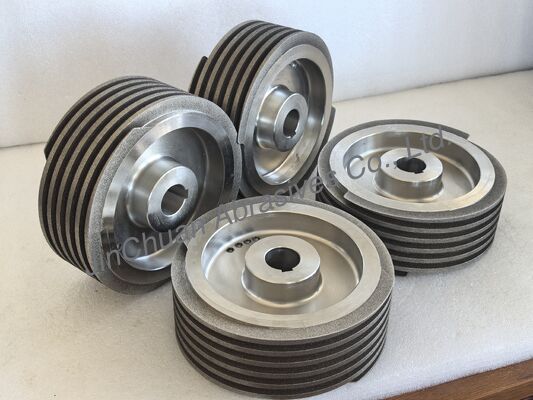 Wear Resistant Helical Shape 80x54x16mm Electroplated CBN Grinding Wheel For Sharpening Scissors