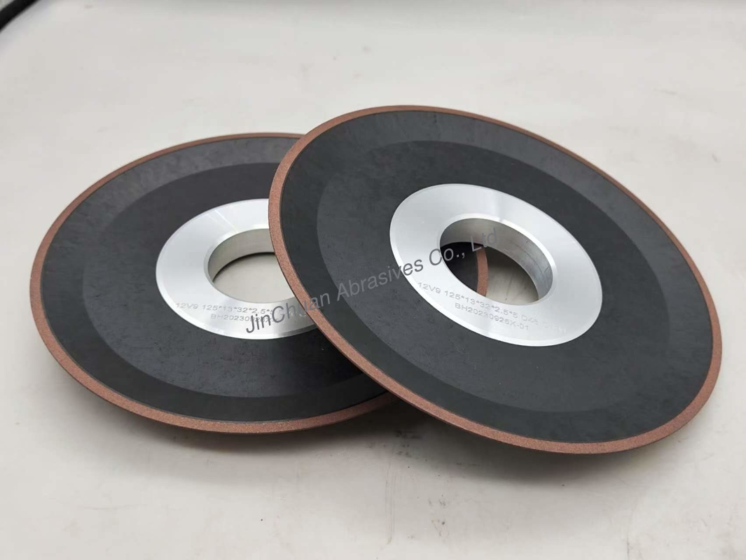 Dish Shape 12V9 Diamond Grinding Wheel Black Bakelit Kind