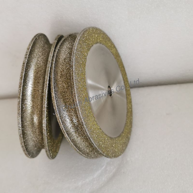 1F6Y 153.67*20.32*12.7mm D40/45 Electroplated Diamond Grinding Wheel For Woodworking Industry