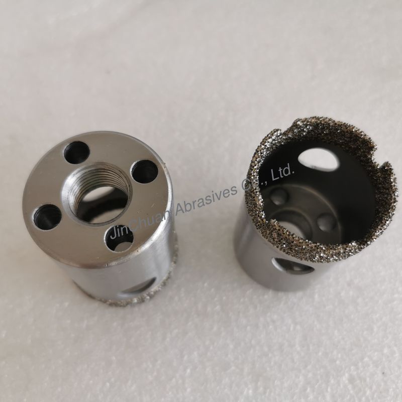 6A2 38*53*M16 Mm D30/35 Vacuum Welded Diamond Drill Bits For Medical Industry