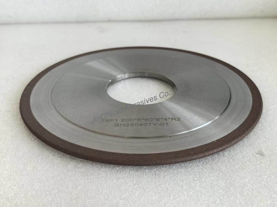 14F1 Resin Bond Cbn And Diamond Grinding Wheel As CDX Wheel For Profiling Laminated Steel And Carbide Knives