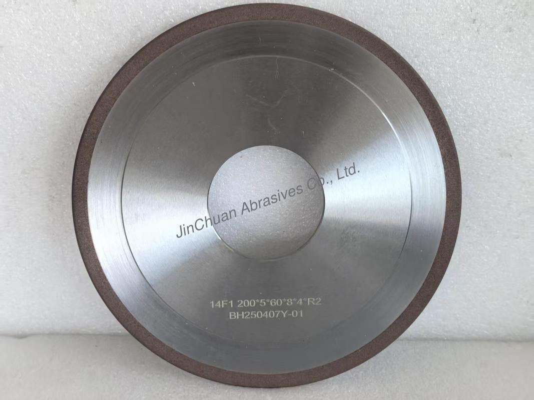 14F1 Resin Bond Cbn And Diamond Grinding Wheel As CDX Wheel For Profiling Laminated Steel And Carbide Knives