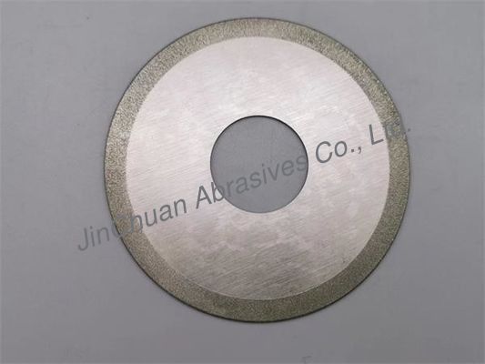 1A1 100mm*0.8mm*7mm을 위한 블레이드를 줄이는 은 전기도금된 다이아몬드 연삭 휠