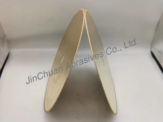 D50/60 잘리는 전기도금된 다이아몬드 연마는 0.8 밀리미터 기초 몸체 210*20*2mm을 움직입니다