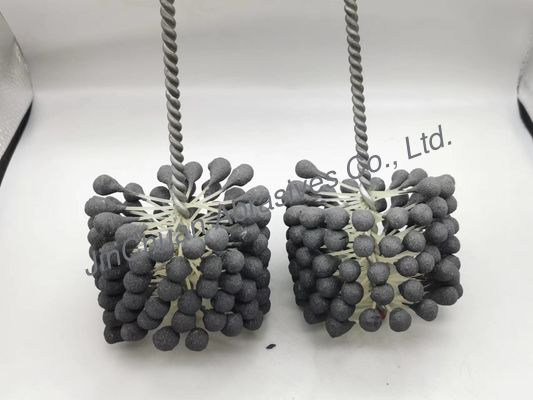 세척되고 끝나는 구멍을 위한 100*80*200mm 실린더 볼 탄력적 호닝 솔