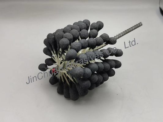 세척되고 끝나는 구멍을 위한 100*80*200mm 실린더 볼 탄력적 호닝 솔