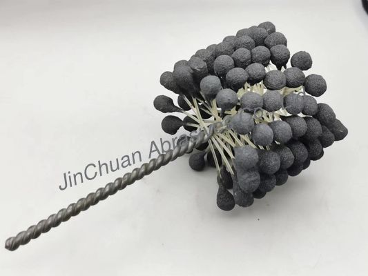 세척되고 끝나는 구멍을 위한 100*80*200mm 실린더 볼 탄력적 호닝 솔