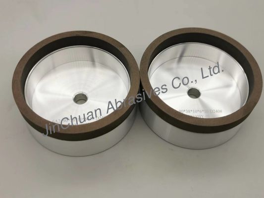 사로잡힌 컵 모양 D181을 닦는 6A2 수지 다이아몬드 연삭 휠 모서리
