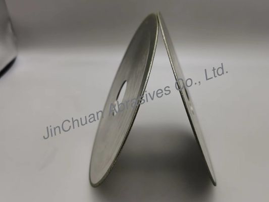 1F1 전기도금된 다이아몬드 절삭 휠 강철은 체인 목공이 D120을 부수는 것을 봤습니다