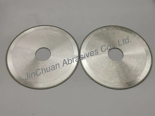 1F1 전기도금된 다이아몬드 절삭 휠 강철은 체인 목공이 D120을 부수는 것을 봤습니다