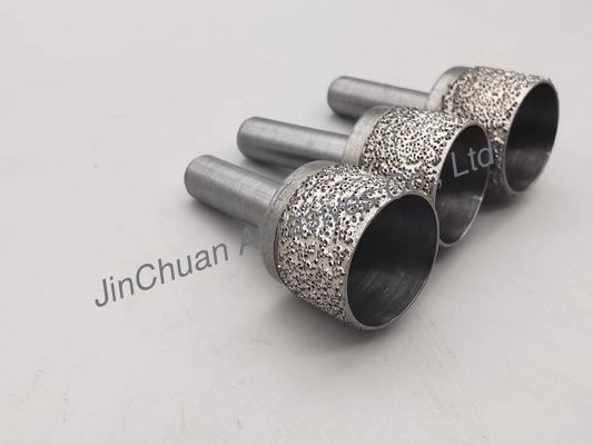 전기도금한 것은 CBN 그라인딩 핀 다이아몬드 라우터 약간 말 탄 포인트 D45를 계약했습니다