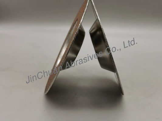 강철 텅스텐 카바이드 아스팔트를 위한 100 밀리미터 전기도금한 것 크브킨 컵 형상 연마휠 디스크 B100
