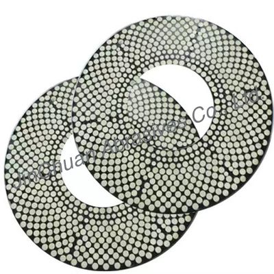 PCD PCBN 분쇄기 원판을 위한 유리화된 유대 두 배 원판 회전 숫돌