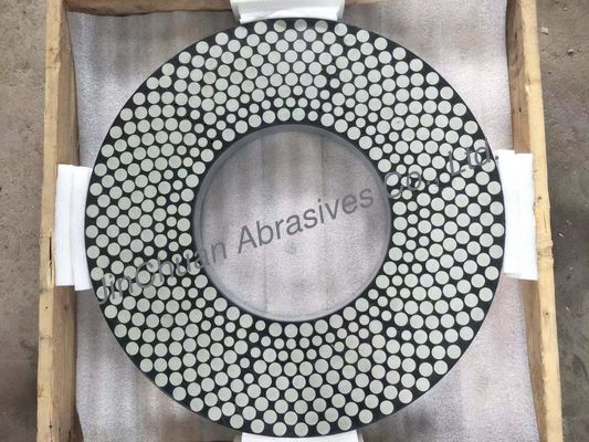 PCD PCBN 분쇄기 원판을 위한 유리화된 유대 두 배 원판 회전 숫돌