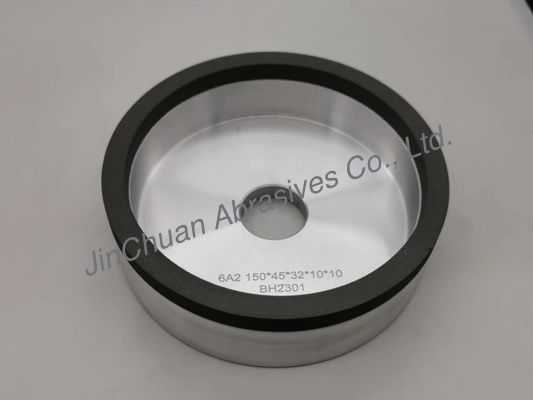 HSS 강철 6A2 150 밀리미터 크브킨 수지를 위한 컵 모양 연삭용 휠