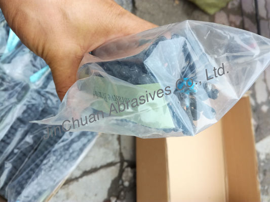 고효율 실리콘 탄화물 둥근 닦기 붓 가려기 금속 손잡이