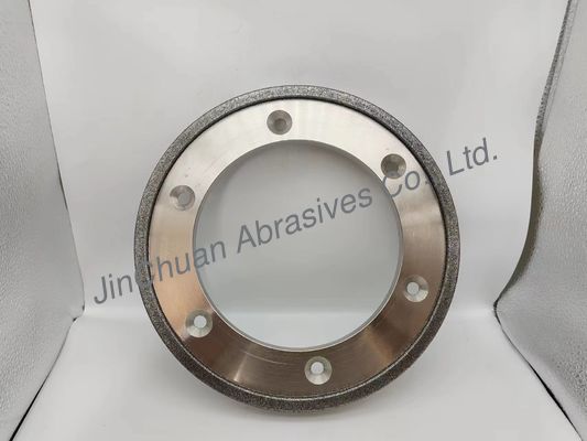 전기 결합 된 CBN 밀링 휠 가공 철 6 홀 다이아몬드 밀링 디스크 254mm