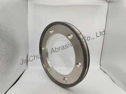 전기 결합 된 CBN 밀링 휠 가공 철 6 홀 다이아몬드 밀링 디스크 254mm