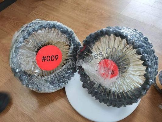 지름 230 및 330 유연한 닦기 브러쉬 시크 그릿 번호 600#