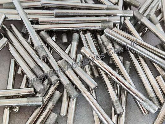 전기화 다이아몬드 날카로운 핀 2.3mm-6.3mm 다이아몬드 자갈 번호 D91