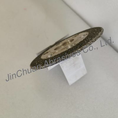 직경 150mm 가중을 줄이는 구멍을 가진 전기 접착 된 CBN 밀링 휠