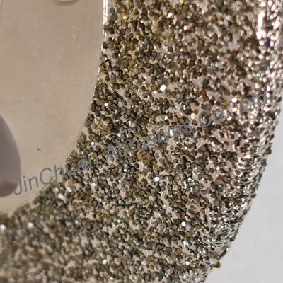 직경 150mm 가중을 줄이는 구멍을 가진 전기 접착 된 CBN 밀링 휠