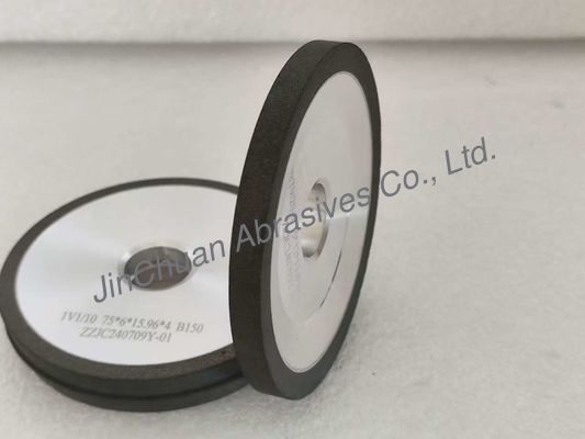 회색 CBN 樹脂 결합 밀링 휠 1V1 75mm 효율성 가시링을 위해 10도