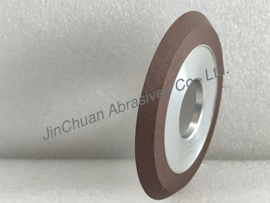 1V1 45도 리노이드 다이아몬드 바퀴 100mm 습한 작업 거미 결합 다이아몬드 바퀴