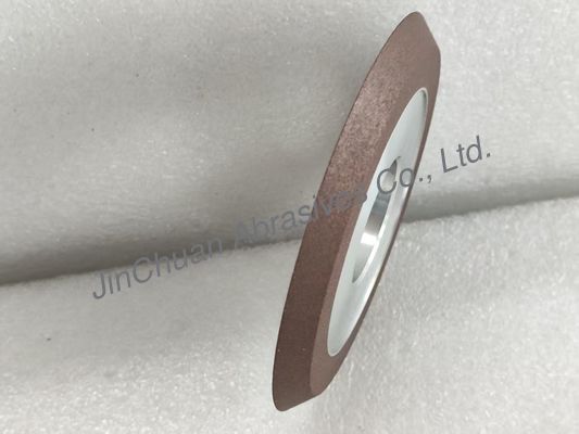 1V1 45도 리노이드 다이아몬드 바퀴 100mm 습한 작업 거미 결합 다이아몬드 바퀴