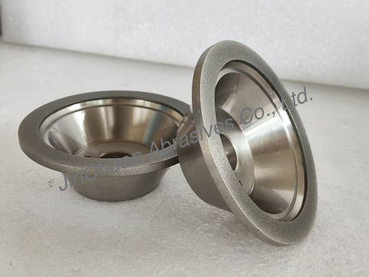 전기 다이아몬드 휠 100mm 전자 접착 된 다이아몬드 썰기 휠 칼용