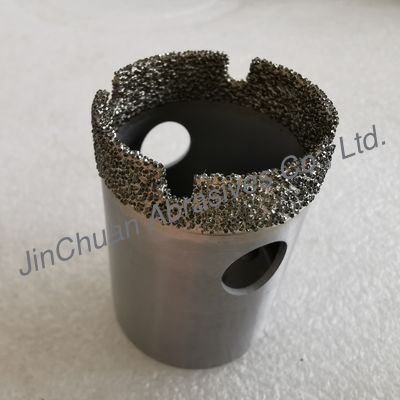 6A2 38*53*M16 mm D30/35 진공 용접 다이아몬드 드릴 비트 (의료 산업용)