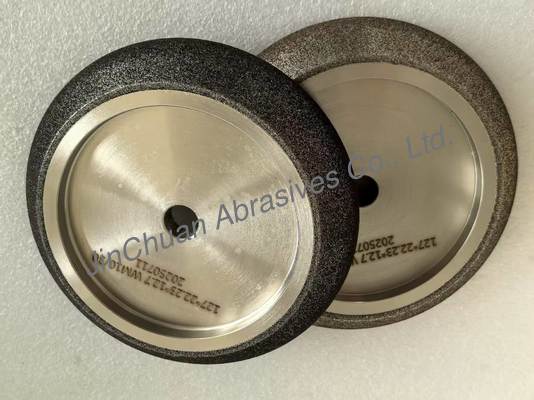 밴드쏘 날 연마용 강철 베이스 원통형 CBN 연삭 휠, 호박색