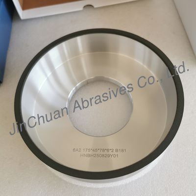 6A2 175*45T*78*6*2mm  B181 Resin Bond CBN Grinding Wheel For Grinding And Polishing High-Speed Steel