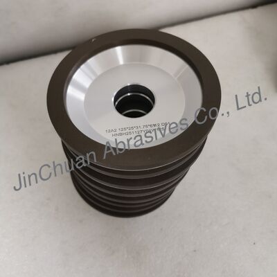 12A2 樹脂 결합 다이아몬드 밀링 휠 125*25T*31.75*6*12mm D91 젖은 밀링