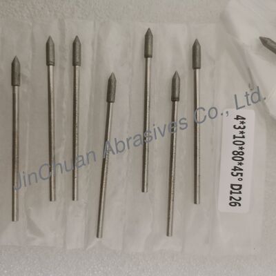 맞춤형 4*3*10*80mm 17°-120° D126 전착 연삭 비트, 초경합금용