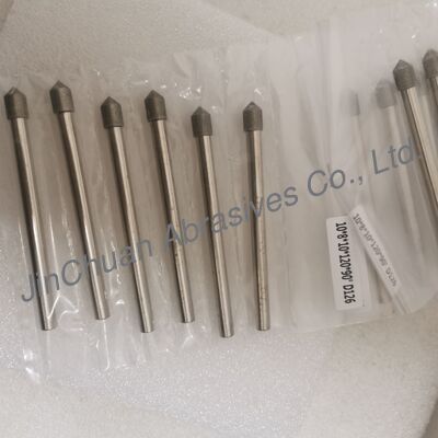 맞춤형 10*8*10*120mm 30°-120° D126 전기도금 연삭 비트 (초경합금용)