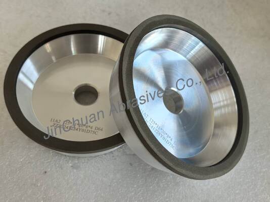 레지노이드 리그 밀링 휠 11A2 다이아몬드 디스크 125mm 휠 건조 작업