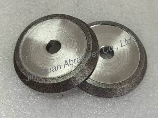 전기 결합 된 맷 및 캄퍼링 휠과 앰버 컬러 Cbn 전자 접착 휠