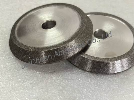 전기 결합 된 맷 및 캄퍼링 휠과 앰버 컬러 Cbn 전자 접착 휠