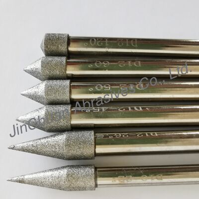 시멘트 탄화탄을 위한 다양한 크기의 주문제조 전자 접착 다이아몬드 밀링 헤드