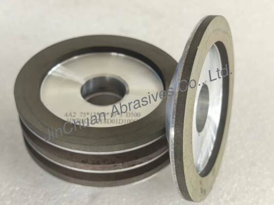 카바이드 공구용 4A2 수지 다이아몬드 연삭 휠, 직경 75mm, 입도 D500