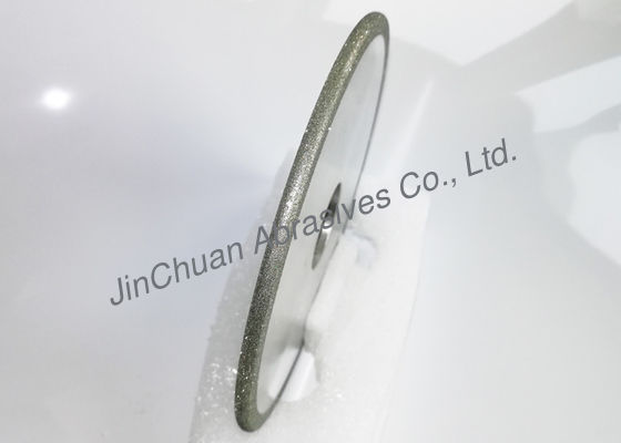 균형을 잡는 기계 드럼을 홈을 파는 브레이크 패드를 위한 둥근 전기도금을 한 다이아몬드 회전 숫돌
