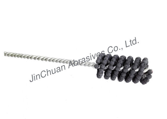 닦는 76 mm 까만 색깔 연마재 가동 가능한 갈는 솔 fo는 깔깔한 면을 자릅니다