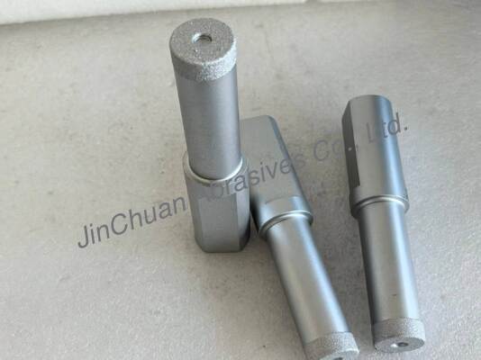진공 융합 합성 다이아몬드 D80/100 자갈과 25.4mm 머리 지름의 진공 융합 다이아몬드 융합