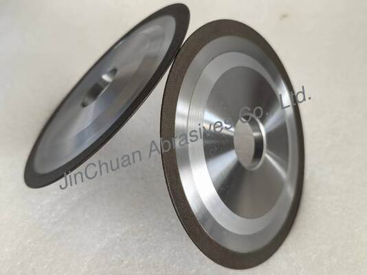 樹脂 CBN 밀링 휠 14F1 150*8*32mm HSS 도구 밀링을위한 긴 수명 1.3mm-4.0mm CBN 층