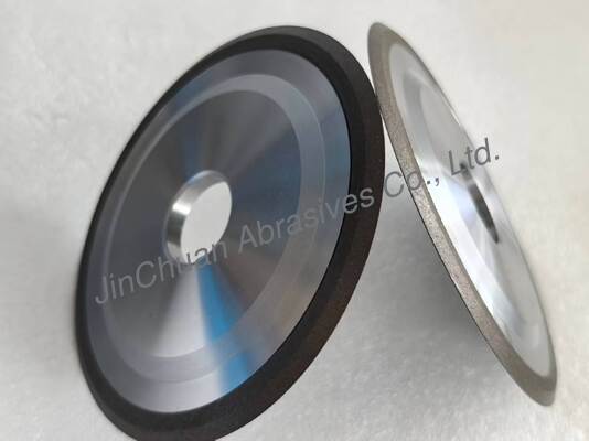 솜 CBN 밀링 휠 150mm OD 60도 V 모양 HSS 도구 밀링을위한 긴 수명